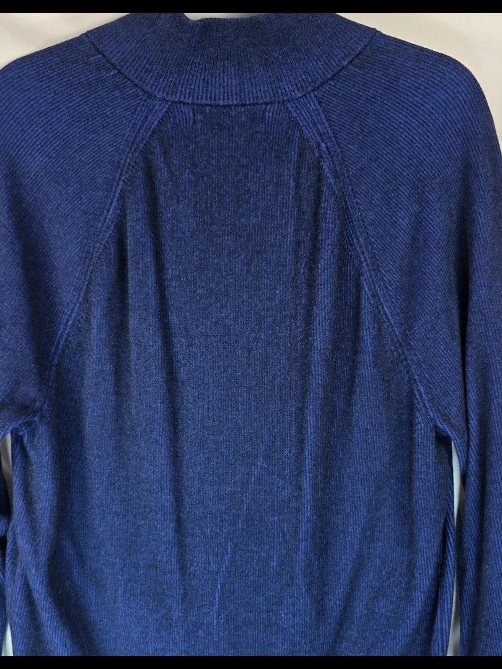 Banana Republic Men's Smart-Casual Preppy Melange Coloring Ribbed Sweater Size L